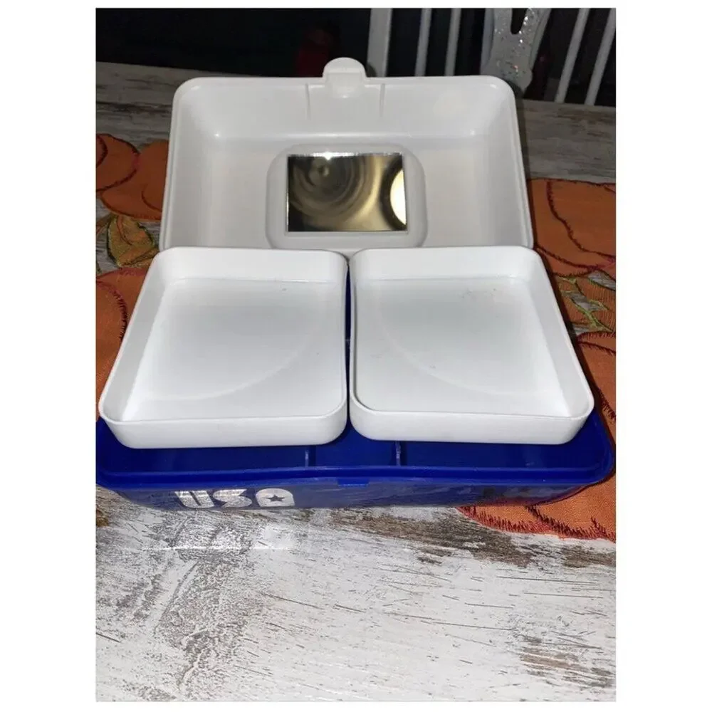 Caboodles Pretty in Petite USA Retro Makeup Organizer with Mirror – 90s Remake
